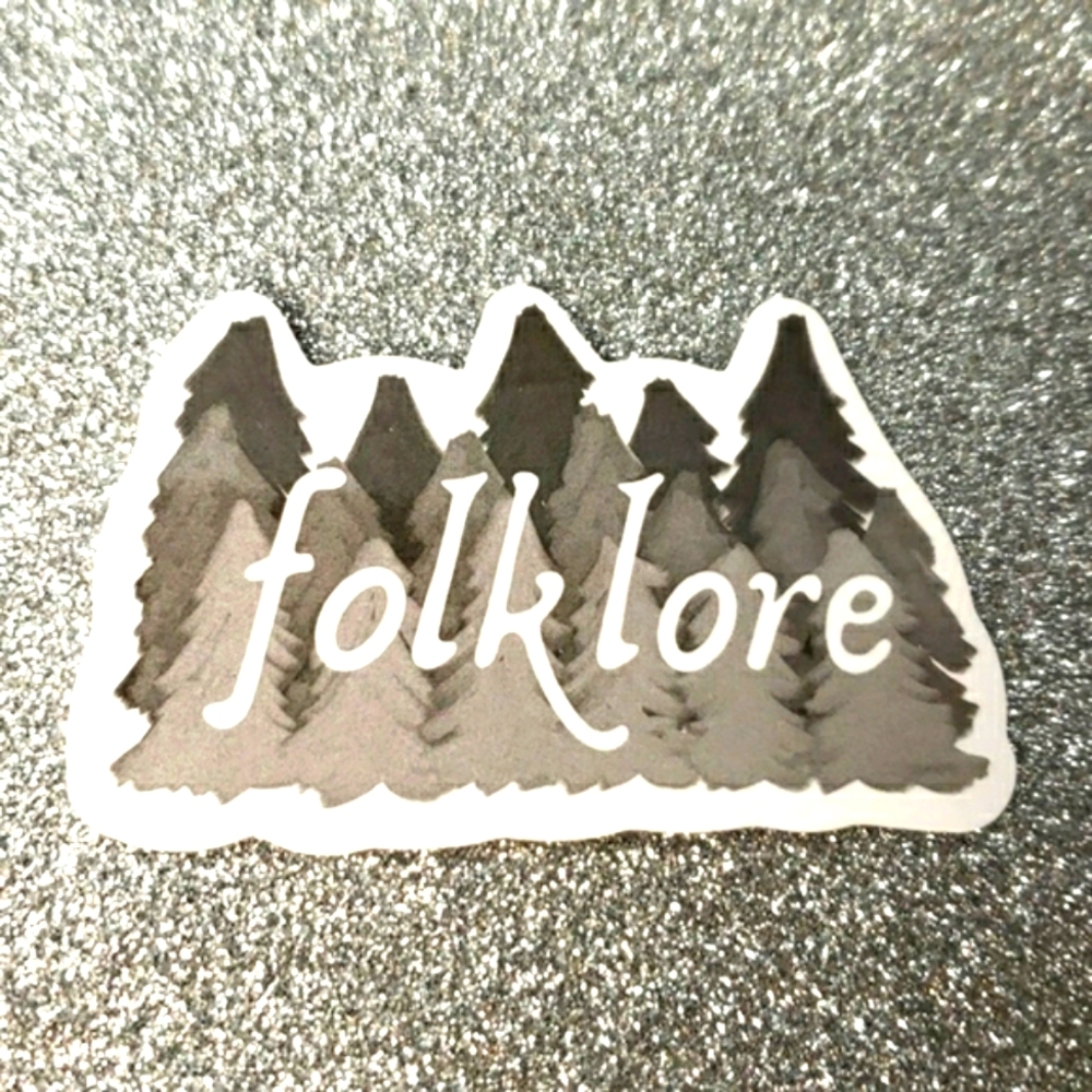 10/$10 Taylor Swift Waterproof Sticker Folklore Forest